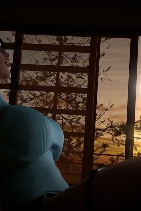 Lara Croft kovboy kıza binmek istiyor - tomb raider parodisi