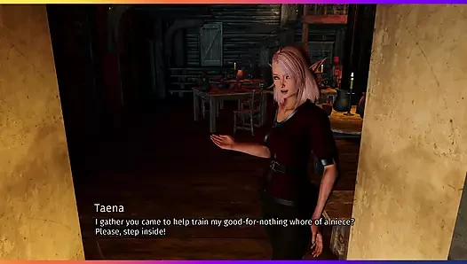 Yarık 25'te bir ev - lyriel'in bekaretini kaybetti 2