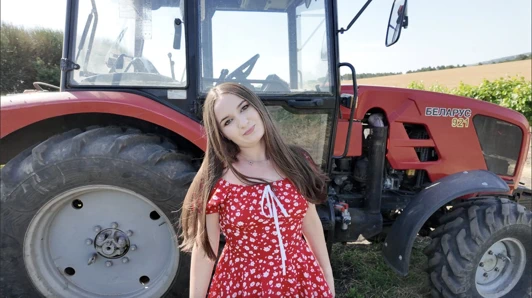 Sex creampie with a village beauty