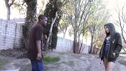 Zenci kadın siyah bir yarak emdikten sonra amını siktirip döllenmenin tadını çıkarıyor