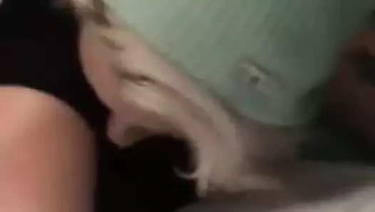 sarışın piliç arkadan rammed