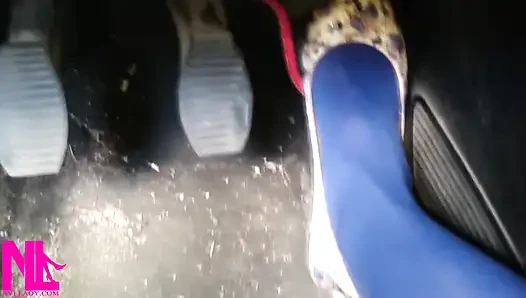 Çiçekli bale dairelerinde hızlı sürüş