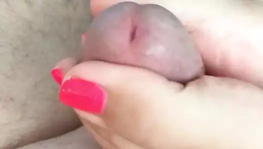 Seksi milf eş footjob