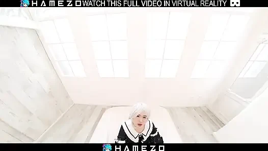 Japon azgın sikiş bebeği, mami tokita tekrar orgazm oluyor, sanal gerçeklikte.