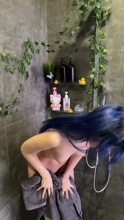 Duş sonrası silerek