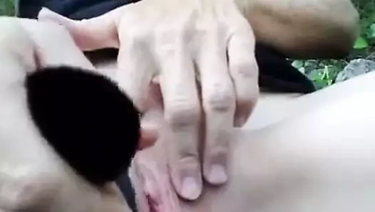 yaramaz kız klitoris ile oynuyor, yakın Yukarı KEDİ oyun ile inser