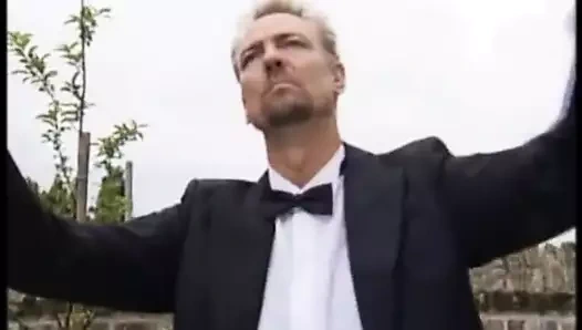 angora sarışın kız ile alman üçlü