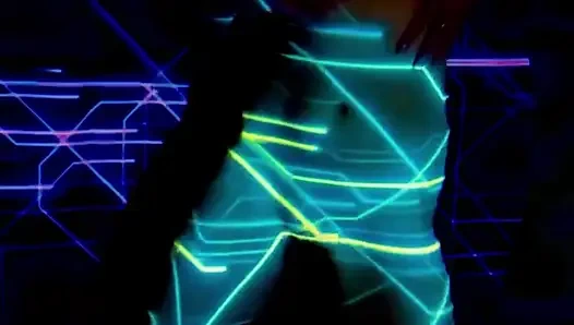 Naked disco girl
