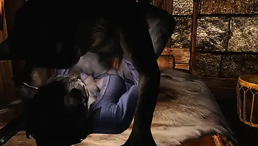 Kharjo genç bir Khajiit'e öğretiyor 2