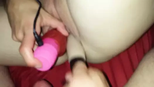 Dp eş üçlü nüfuz beni artı 2 dildos