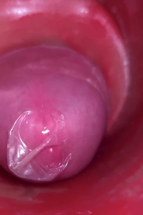 Amcığın içindeki kamera - amına güçlü boşalma! En iyi iç asmr