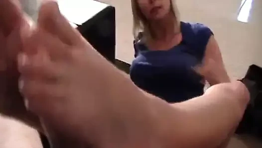 seksi milf footjob