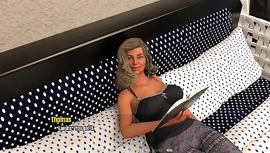 Büyükannenin evi: seksi sarışın orta yaşlı seksi kadınla dans ediyor ep.20