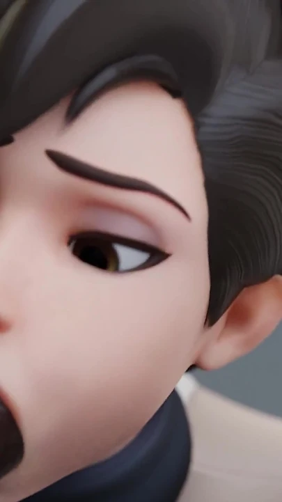 Tracer sıkılıyor ve iki büyük zenci hizmet ediyor - premium 3 boyutlu overwatch animasyonu