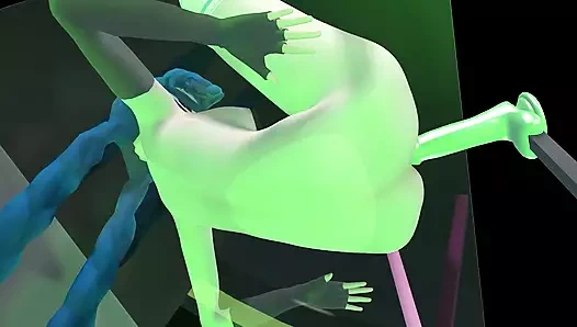 Anime kız büyük dildo seks makinesi - 3 boyutlu hentai