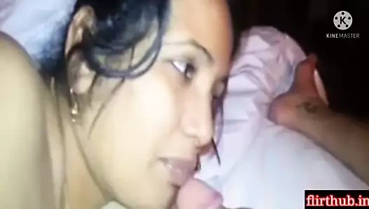 Hot sali ko Muh Me Mota Kala Lund De Diya