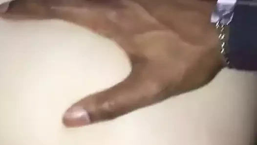 Siyah adam zevk bir sıcak eş