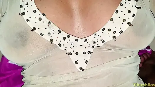 Thushika ateşli kız sert domaltılarak sikiliyor ve misyoner pozisyonunda sikiliyor