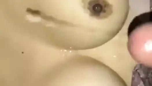 Sıcak eş ile cumshot