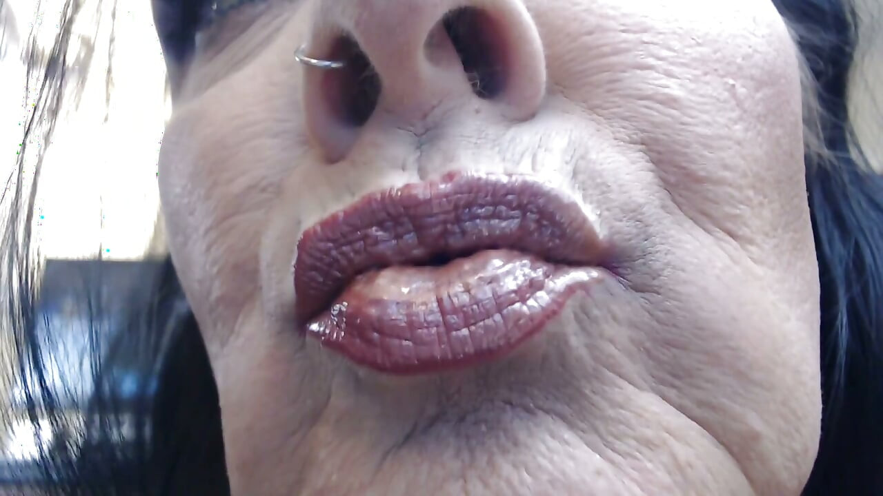 Asa altın parlak süper pucker yakın çekim
