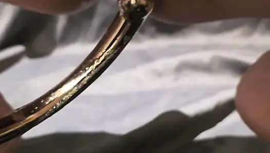 Prostat masajı eller boşalmaz prience-albert-piercing pirsingli aşçı