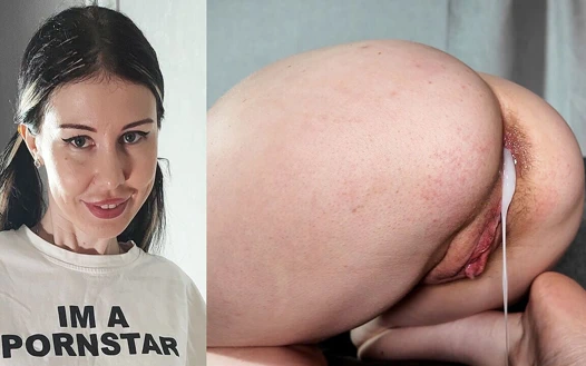 Sıska kız ateşli spermle dolu