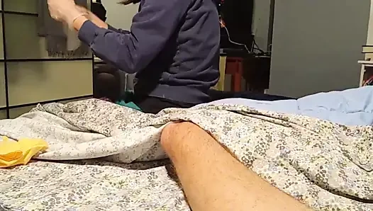 Asya horoz masajı - mutlu son prostat orgazmı