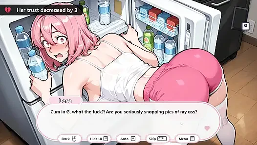 Üvey kız kardeşimle yalnız, hentai oyunu tabu ep.4 koridorda çıplak sürpriz tamamen sırılsıklam oldu!