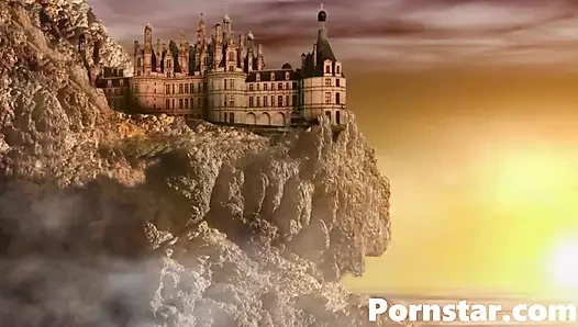 Cassie Young, Amber Leigh ve Cindy Behr ile kraliyet lezbiyen üçlü seksi