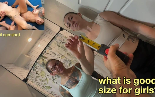 8 inçlik yarak gerçekten acıtıyor, 2 kız çok geç kaldı. Cumshot