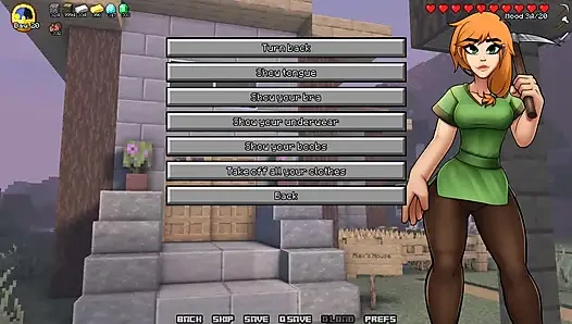 Minecraft azgın zanaat - bölüm 3 - alex Loveskysanhentai tarafından Steve'e sakso çekiyor