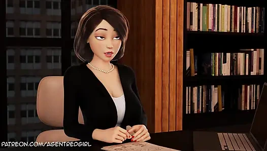 Annenin görevi 2 - futanari dominatrix yumruk atıyor, işiyor, yüzünü sikiyor ve taşaklarını tokatlıyor!