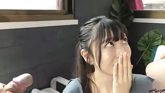 Bukkake: sevimli yüz, içi yanıyor