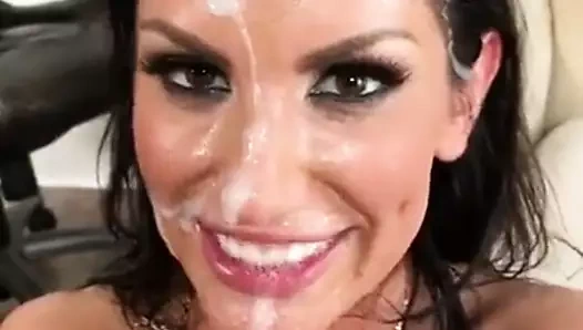 August ames seviyor boşalmak üzerinde ona yüz