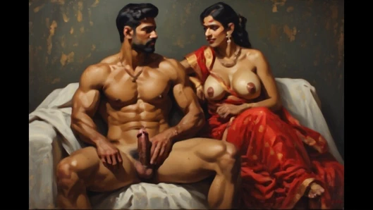 Threesome indian lucky uncle fucks two college girls