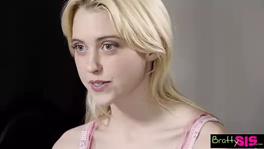 Genç kız kardeşler üvey baba nihai babalar günü üçlü vermek