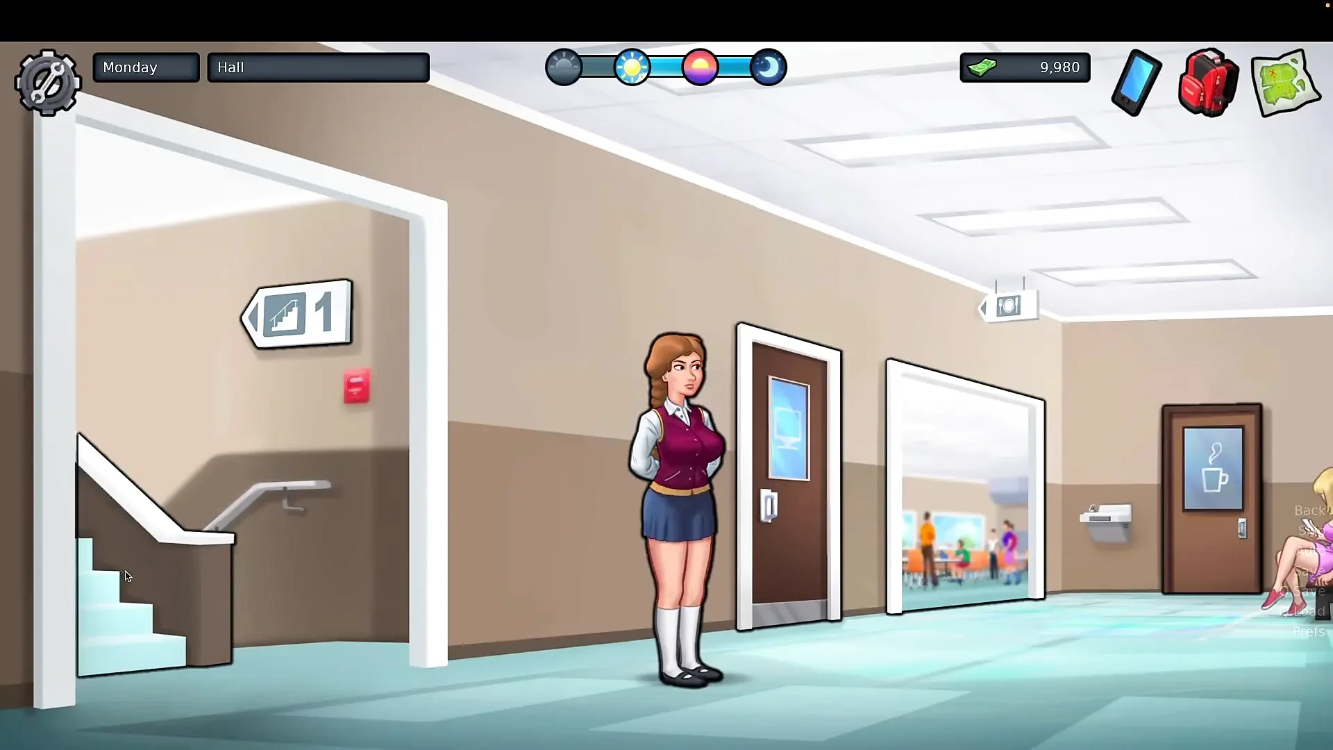 Summertime saga gameplay Part 2. Big boobs Diane, Jenny’s ass