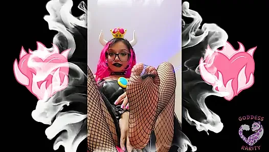 Tanrıça Rarity senin için bowsette olarak soyunuyor