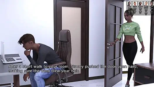 Üvey kız kardeş para için vitrin - zenci evi - e08