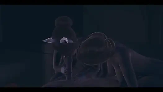 Hentai sansürsüz 3 boyutlu - erica, sofi ve sam öğrenci yurdunun salonlarında seks - Japon Asyalı manga anime film oyunu porno