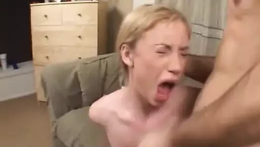 Çayır büyük uzun yarakla öğürüyor