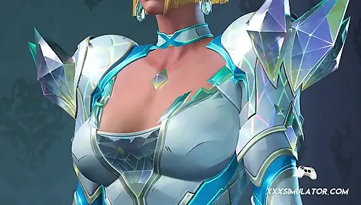 Emma Frost - gerçekçi 3 boyutlu oral seks