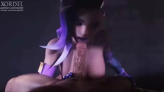 Sombra derin boğazını senin horoz (pov oral seks)