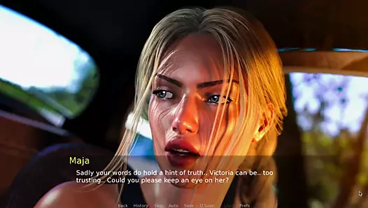 Yaz gitti - kızıl saçlı kolejli kız kıçını gösteriyor - bölüm 3