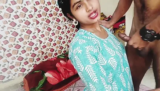 Seans 22. Hintli desi romantik çift, oral seks boşalma