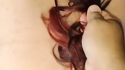 Amcık sikiliyor, göte şaplak