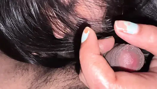 Ateşli Hintli kadın eski erkek arkadaşıyla seks yapıyor