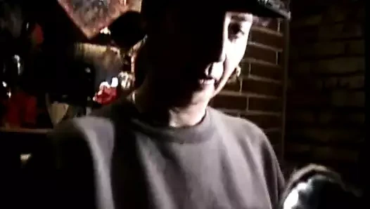 Alman olgun oynuyor ile ona kıllı kedi