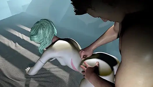 Getting Freaky with Rebecca Cyberpunk Edgerunners Parody