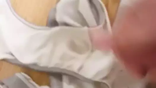 Cum üzerinde seksi ordu kadın maj külot